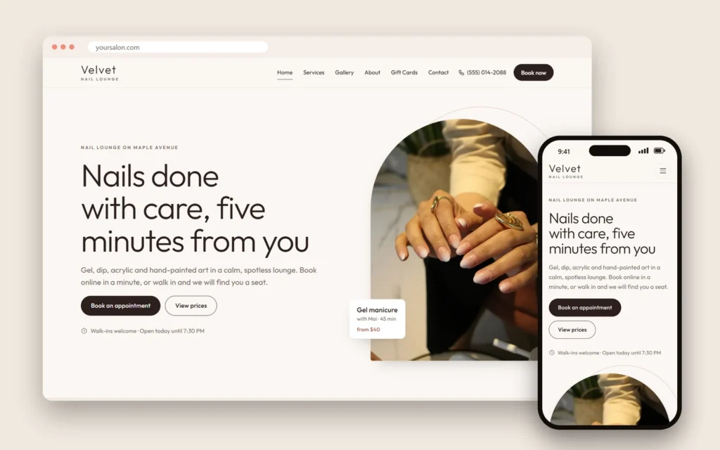 Website design
