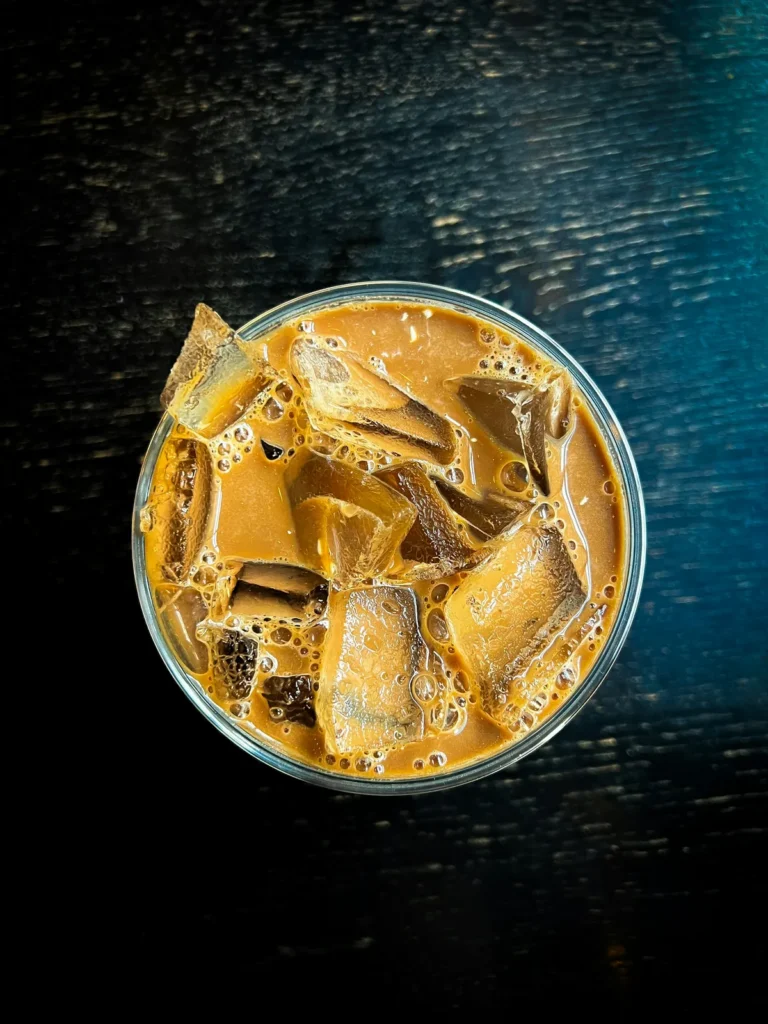 Vietnamese iced coffee with condensed milk