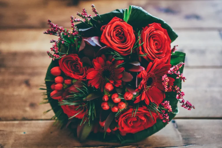 Red rose bouquet