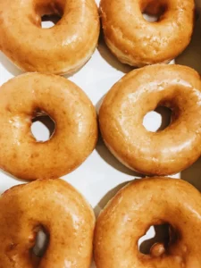 Classic glazed donuts