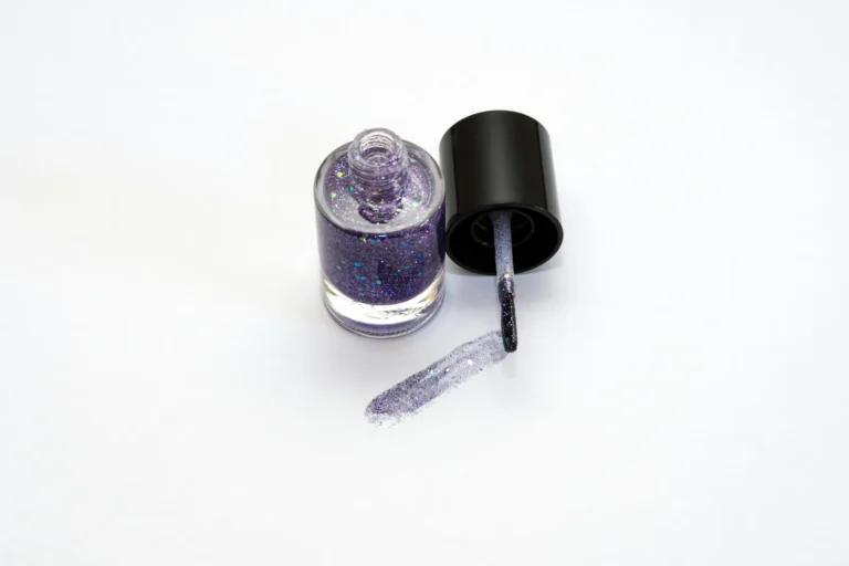 Glitter polish bottles