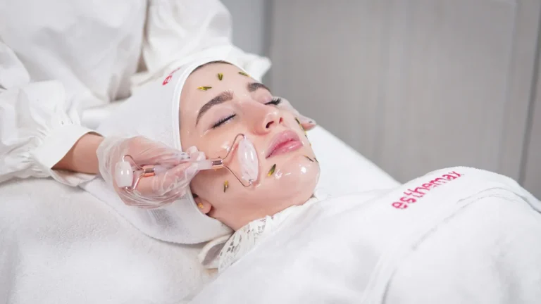 Cooling globes after a facial