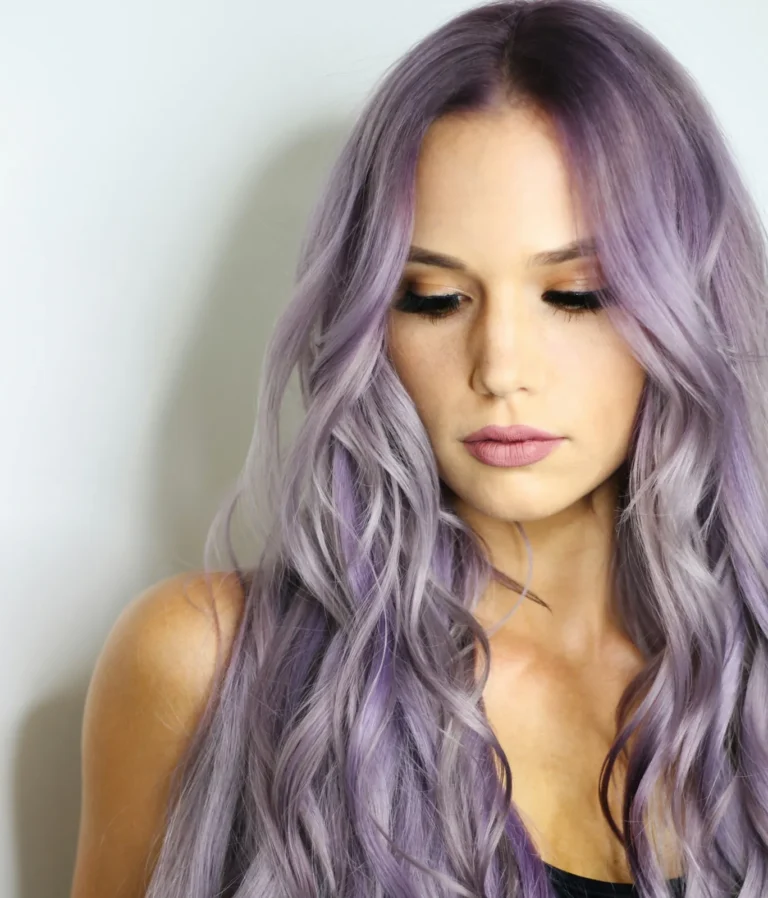 Long lavender waves